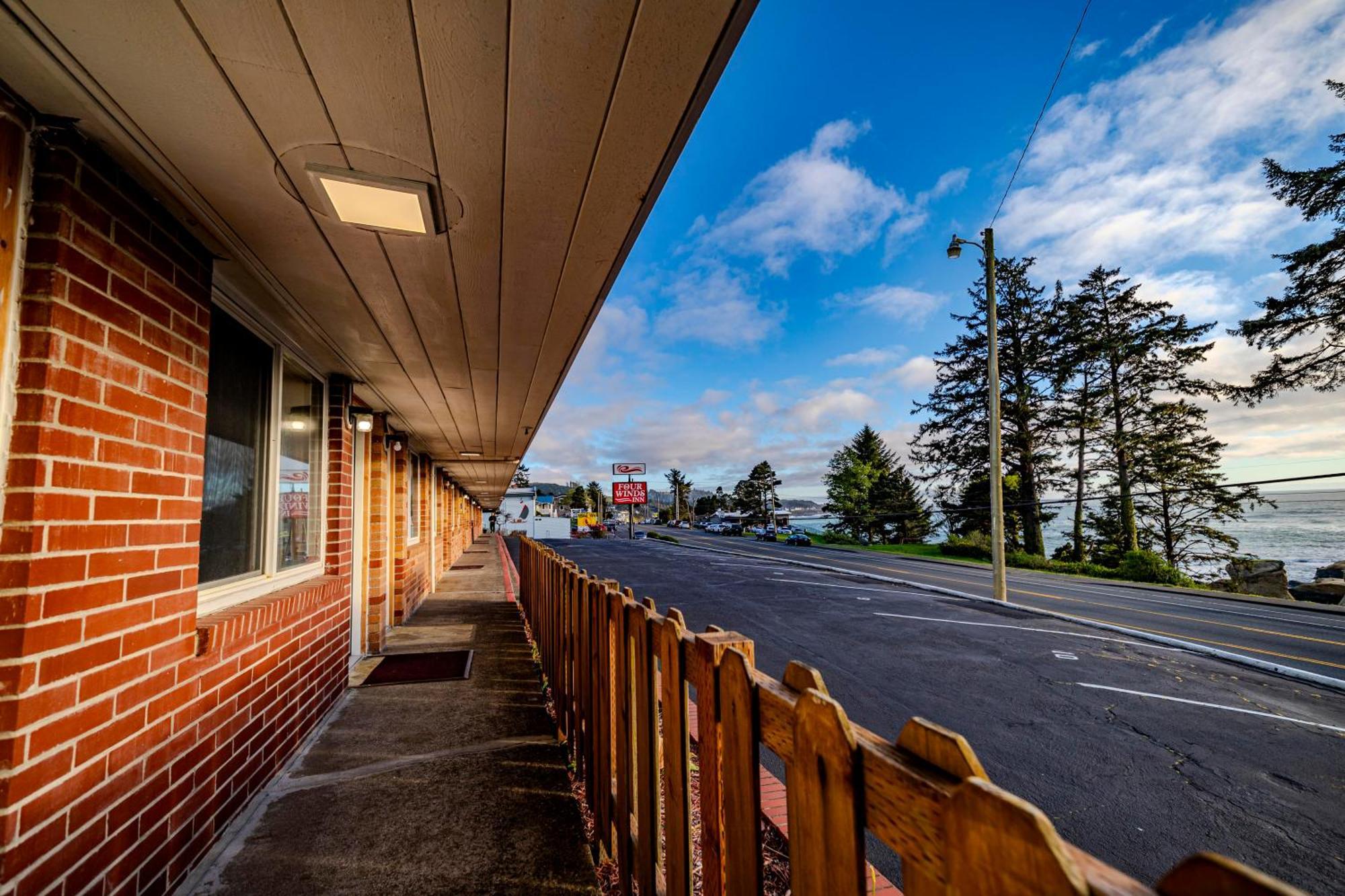 Four Winds Motel Depoe Bay Exterior foto