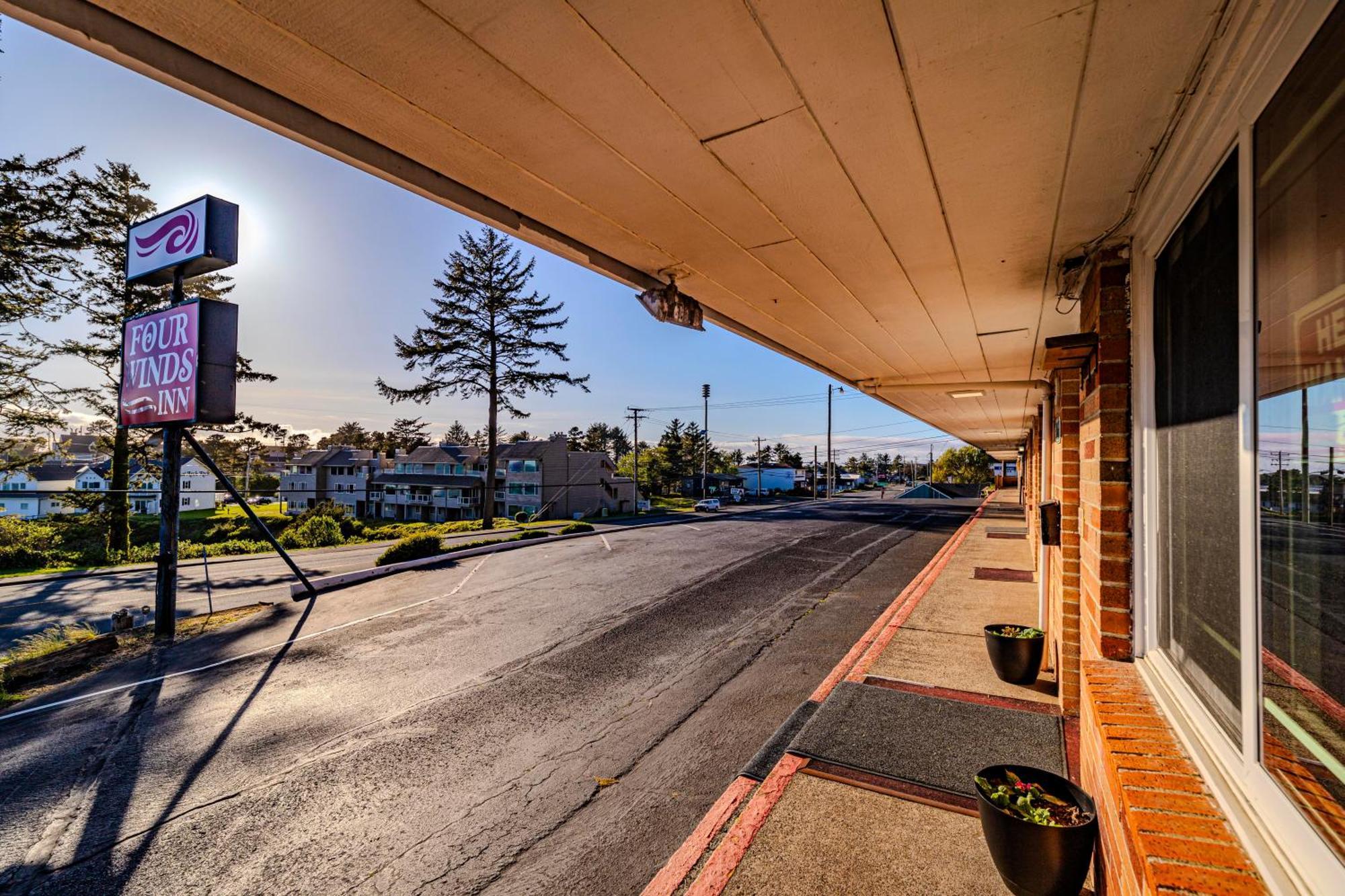 Four Winds Motel Depoe Bay Exterior foto