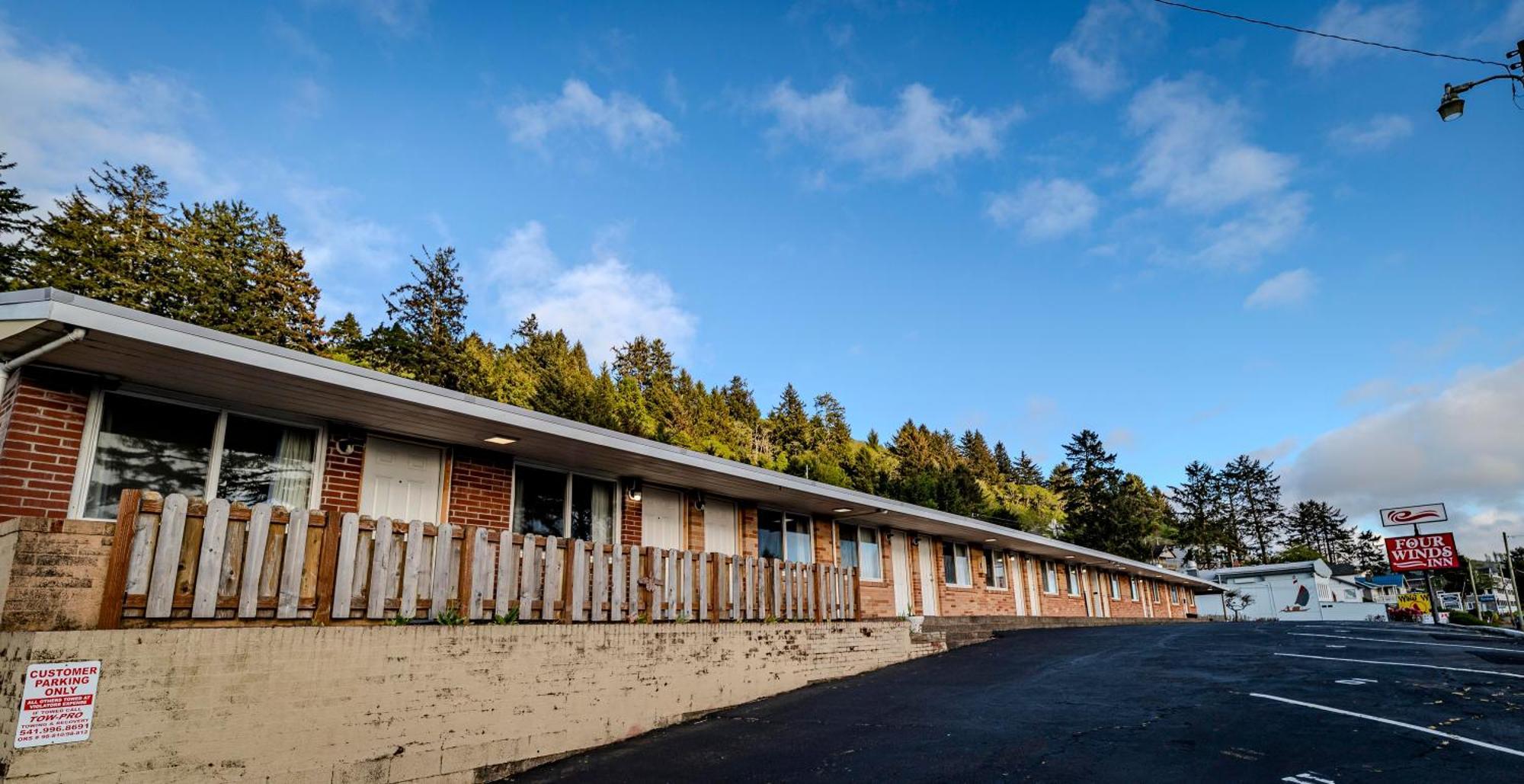 Four Winds Motel Depoe Bay Exterior foto